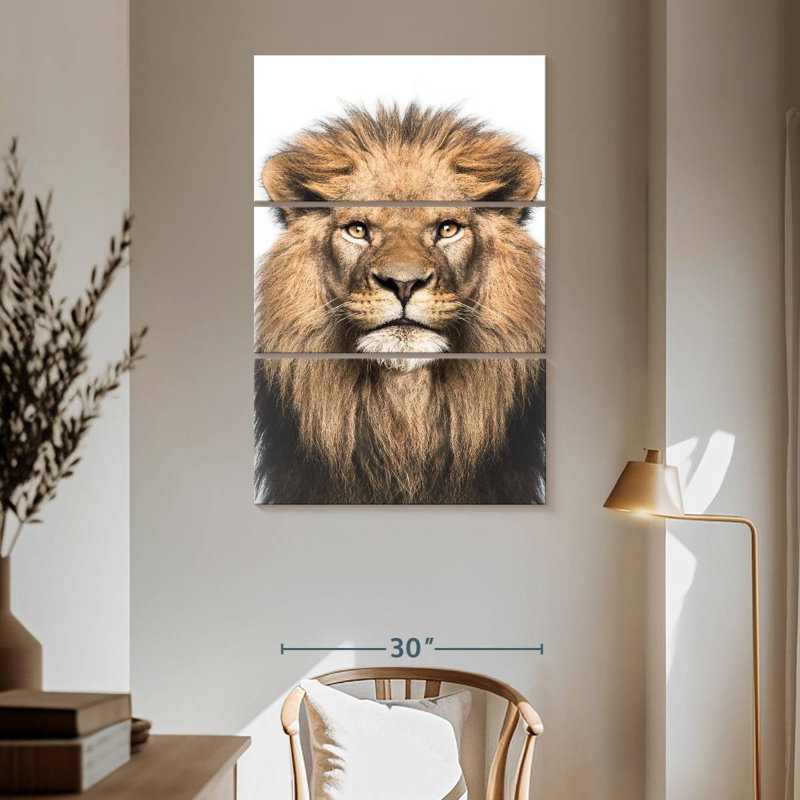 Brampt Noble Lion, 65" H x 42" W