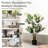 47'' Faux Palm Plant in Pot
