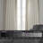 Caorran Semi Sheer Curtains for Bedroom - Solid Cotton Bordered Window Curtains Single Panel Drape-78968070