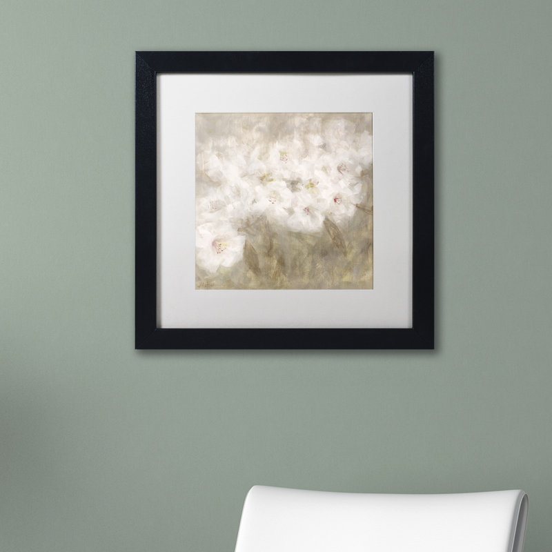 «Wild Flowers I», reproduction sur toile encadrée, H 11 po x l 14 po x P 0,5 po, Brun