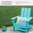 Ratcliff All-Weather HDPE Adirondack Chair-659335437