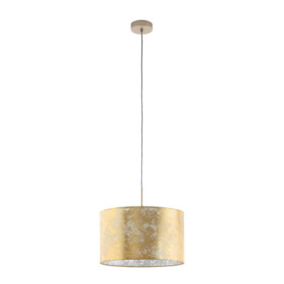 Adelyn 1 - Light Champagne Drum Pendant