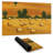 Hay bale fields - 14.00"x24.25" Desk mat