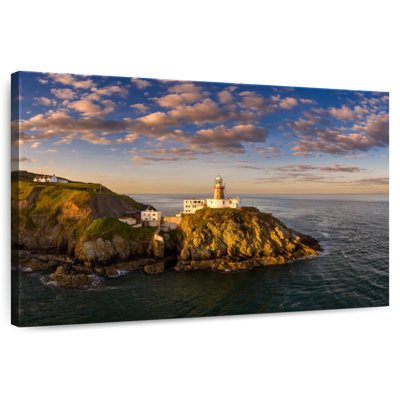 Aletra Baily Lighthouse On A Cliff
