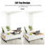 Table basse à tréteaux avec rangement Holtz-380287284