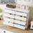 8 Drawer Dresser, Wide Wooden Chest of Drawers with Wide Top-516053064