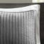Ensemble de couette gris, 3 pièces, taille grand lit/queen, en microfibre avec rembourrage en coton, réversible pour s'adapter aux saisons, avec un rembourrage enchanteur, idéal par tous les temps, et une présentation attrayante.