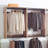 Devi Oak Wall Mounted Wood Closet System