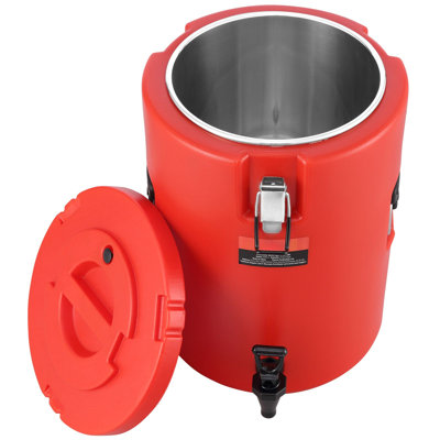 Beverage Dispenser - 4.5 Gallon - 12" W x 12" D x 17.5" H - Stainless Steel - 1 Piece - 4.5 Gallon large capacity for family and commercial use