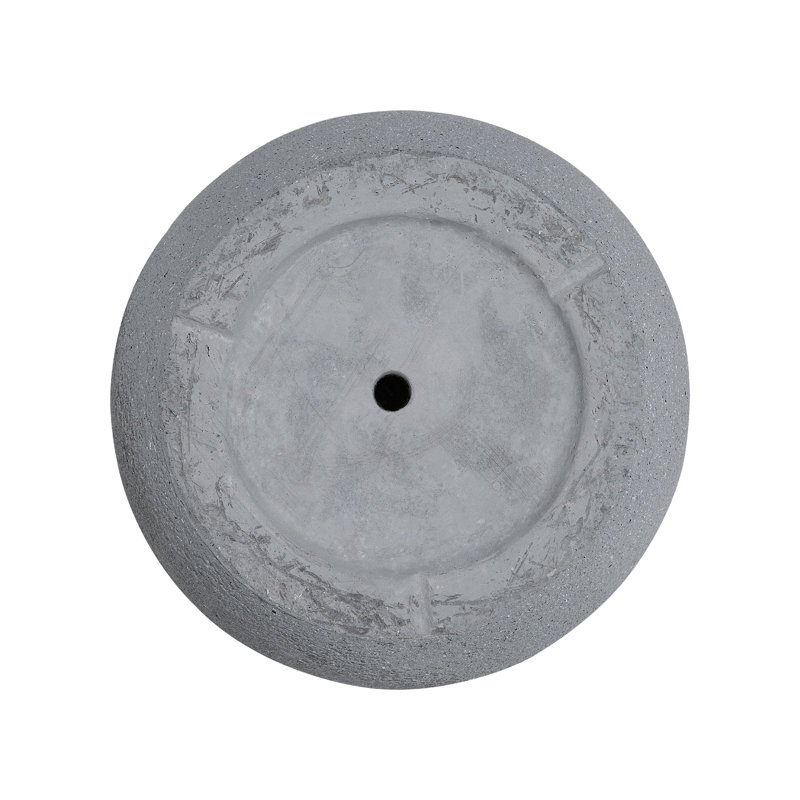 Lucendia Pot Planter, Grey, 46cm H x 46cm W x 46cm D
