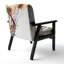 Geidel - Fleurs abstraites - Fauteuil d'appoint rembourré traditionnel-1481739853-1503986172