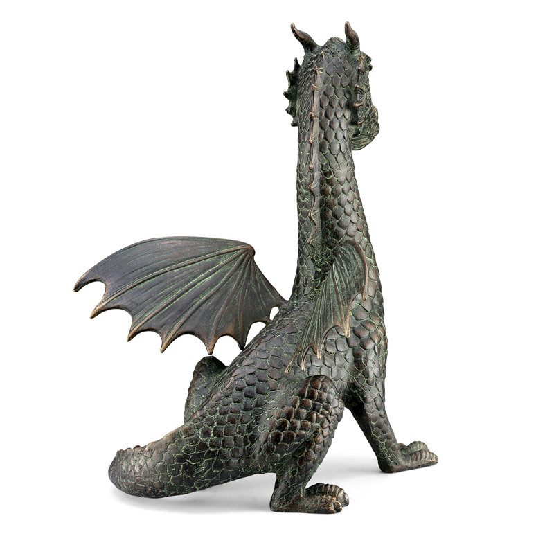 Winged Dragon Garden Statue