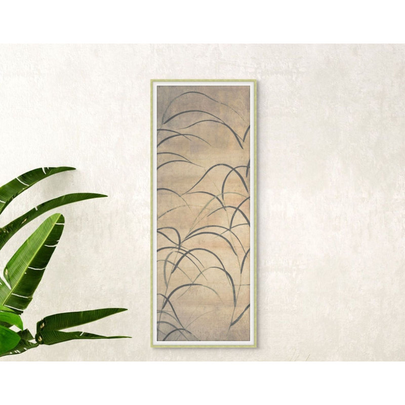 Chinese Grass 8 Framed Print Canvas, 47.75" H x 19.75" W