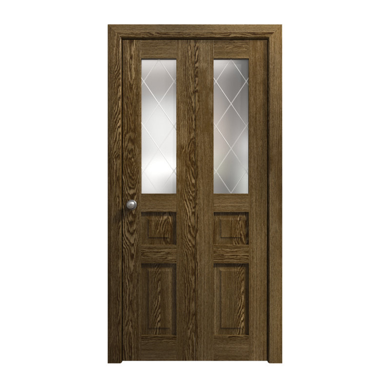 Portes coulissantes pliantes pour garde-robe | Ego 5011 | Ensemble de quincaillerie pour moulures robustes | Portes de garde-robe de chambre en bois massif