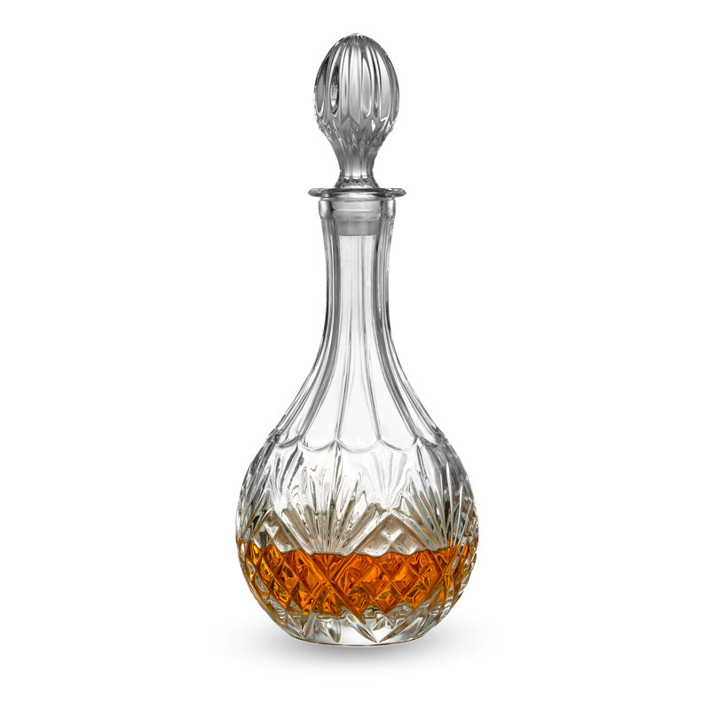 Dublin Crystal Round Wine Decanter 28oz