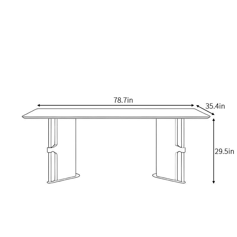 Stowell, 29.5"H x 78.7"L x 35.4"W