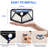 6-Pieces Solar Powered Outdoor Lights with Motion Sensor Dust to Dawn 6000K