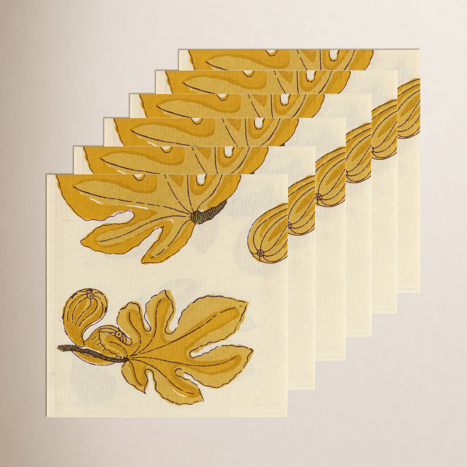 Debarata 19" Cotton Napkin, Citrine