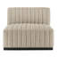 Chaise sans accoudoirs rembourrée en tissu Conjure Channel-1113153780