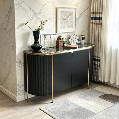 Italian-style minimalist large-capacity sideboard