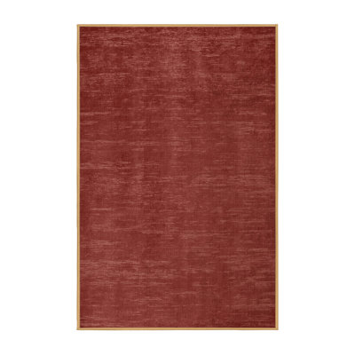 Tapis brun uni lavable à la machine