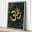 Golden Om Symbol Minimalist - Wrapped Canvas-1422158092-1422158094