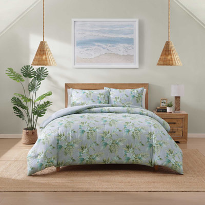 Ensemble d'édredon en coton Tommy Bahama