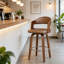 Tabouret de bar pivotant Mid-Century