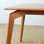 Table de salle à manger rectangulaire en bois massif couleur cerisier-1327649048