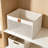 Closet Storage Bins Basket Organizer with Mesh Window – Foldable Linen Closet Organizers and Storage for Clothes, Towels, Toys, 4 Pack, 10.75 x 10.75 x 7.5 Inches, Beige-1642964837-1642964838