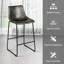 Bogner Bar Stool with Iron Frame-1832605726