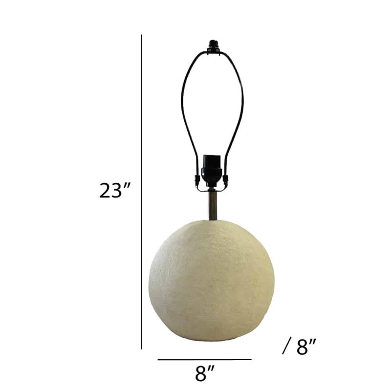 Lampe sur pied Annalyne, Blanc