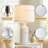 Anazagene 24" H Dimmable Ceramic Table Lamp Set with Linen Drum Shades-819782922