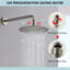Système de douche complet avec valve brute
