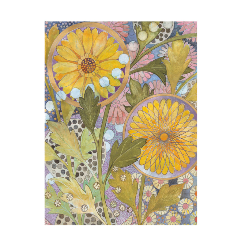 «Whimsical Garden I» sur toile par Kathrine Lovell, H 24 po x l 18 po x P 2 po