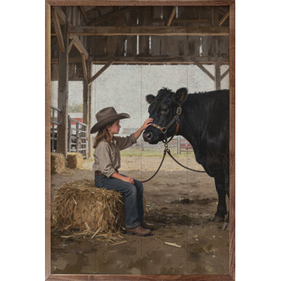 A Girl And Her Angus