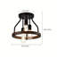 Plafonnier semi-encastré Farmhouse Chandeliers