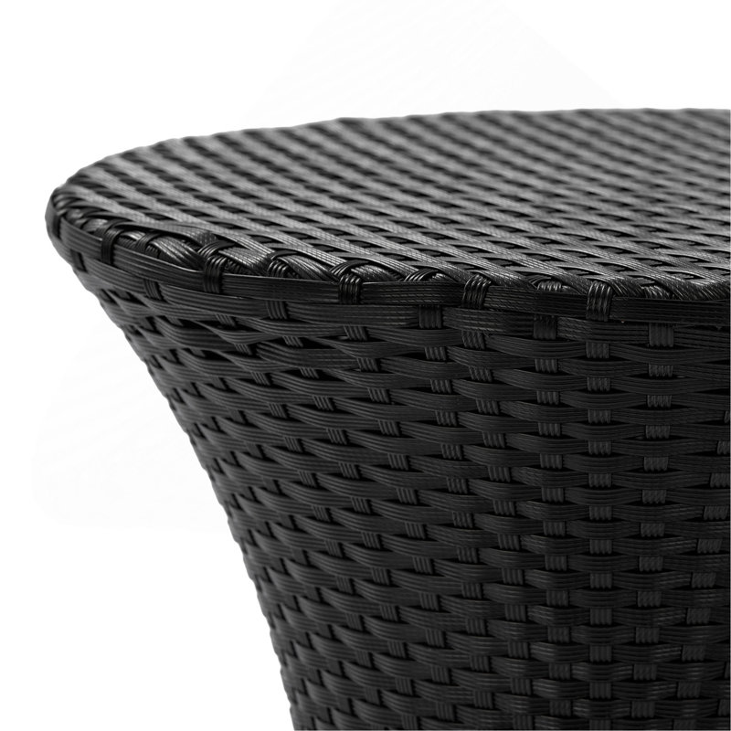 Table en sablier en sablier sans plateau en verre
