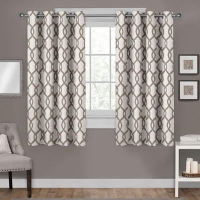 Caliese Semi Sheer Curtain Pair