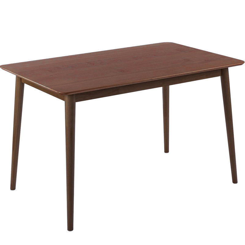 47 Inch Wooden Dining Table, Rectangular Kitchen Table Home Furniture for Small Spaces, Modern Dining Room Table for Kitchen, Apartment and Compact Dining Areas