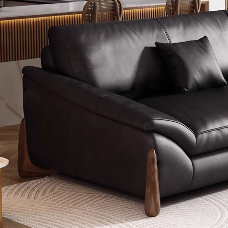 Simple modern elegant office sofa, 31.5" H x 84.6" W x 40.6" D, 3