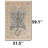Leopard Faux Hide Bordered Rug