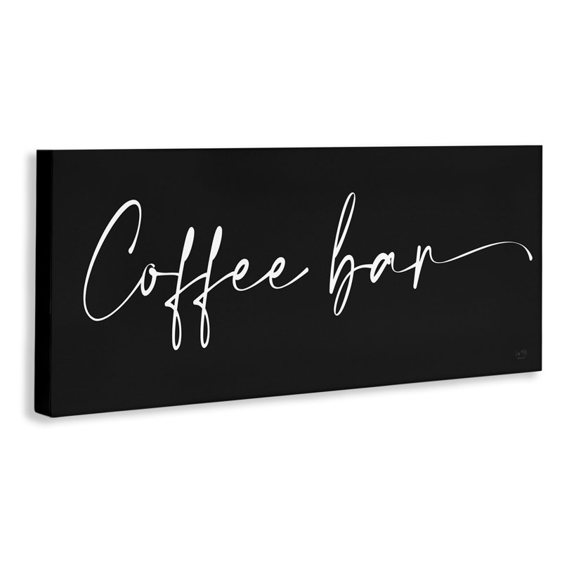 «Coffee Bar Classy Script» par Lux + Me Designs, H 13 po x l 30 po x P 1,5 po