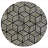 Black White and Gold Top Accent Table