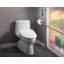 Siège de toilette bidet électronique TOTO® S300e WASHLET® + avec EWATER + ®, coton blanc