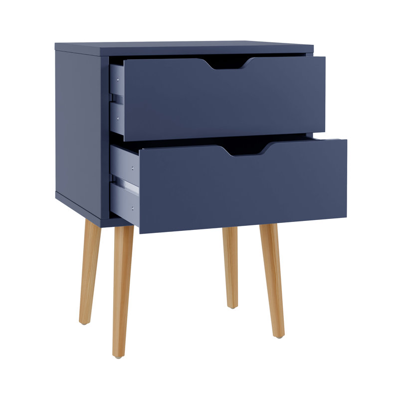 Lalani 40cm W Bedside Table, Nightshadow