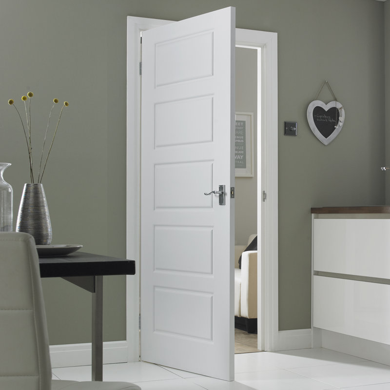 Internal Door Primed, 198.1cm H x 68.6cm W x 4.4cm D