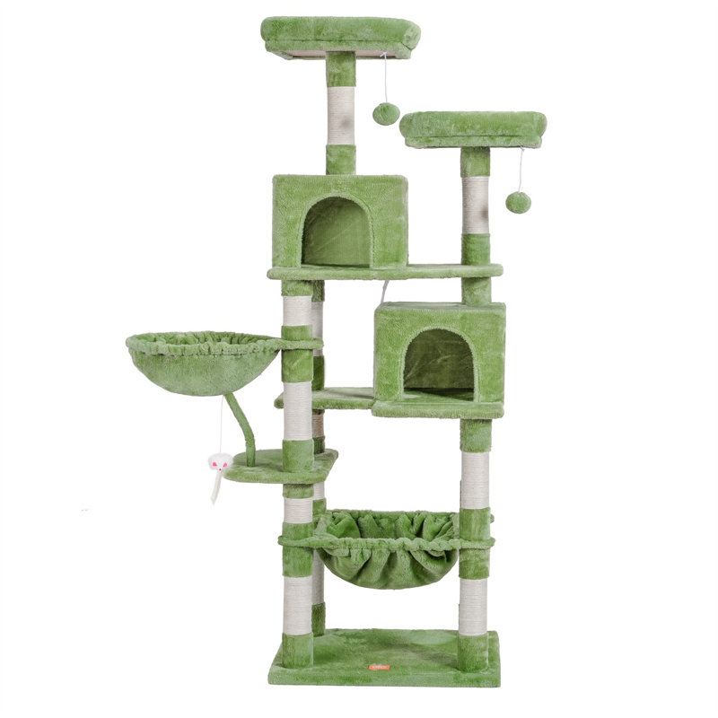 Essi 70.08'' H Cat Tree, Green