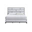Grand lit (matelas non inclus), blanc