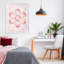 Giclée encadrée de la boule de disco rose rêveuse, design par Lil 'Rue-130759331-130759335